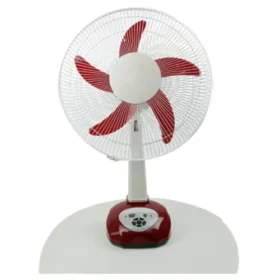Defender OSK-2916 Rechargeable Table Fan Maroon-16 Inch- (6 Months Warranty)