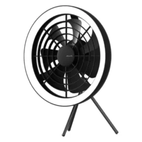 JISULIFE FA17 Outdoor LED Ceiling Fan with mini Tripod Stand - Black