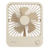 Jisulife FA26 4500mAh Rechargeable Ultra Thin Desktop Fan Light Brown