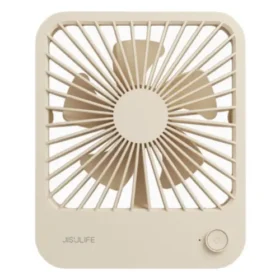 Jisulife FA26 4500mAh Rechargeable Ultra Thin Desktop Fan Light Brown