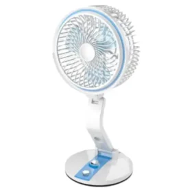 USB Rechargeable Folding Fan with LED Light 17 Inch (any color) - LR-2018