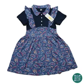 1-12 Years Baby Girls Frock Tops Dress with Premium Winter Jacket