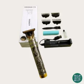 Vintage T9 Trimmer USB Rechargeable Hair Cutting Machine
